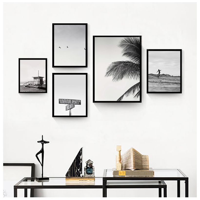 Photography By - Gallery Wall Art Prints Black and