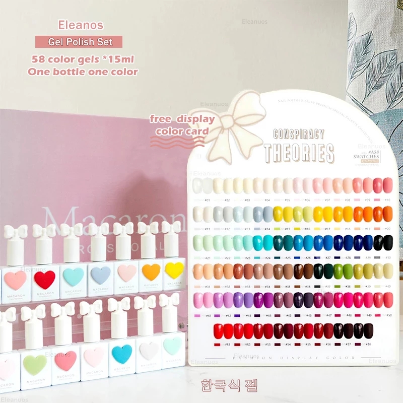 Color Checker Card - Eleanos 2022 Mới Gel Móng Tay