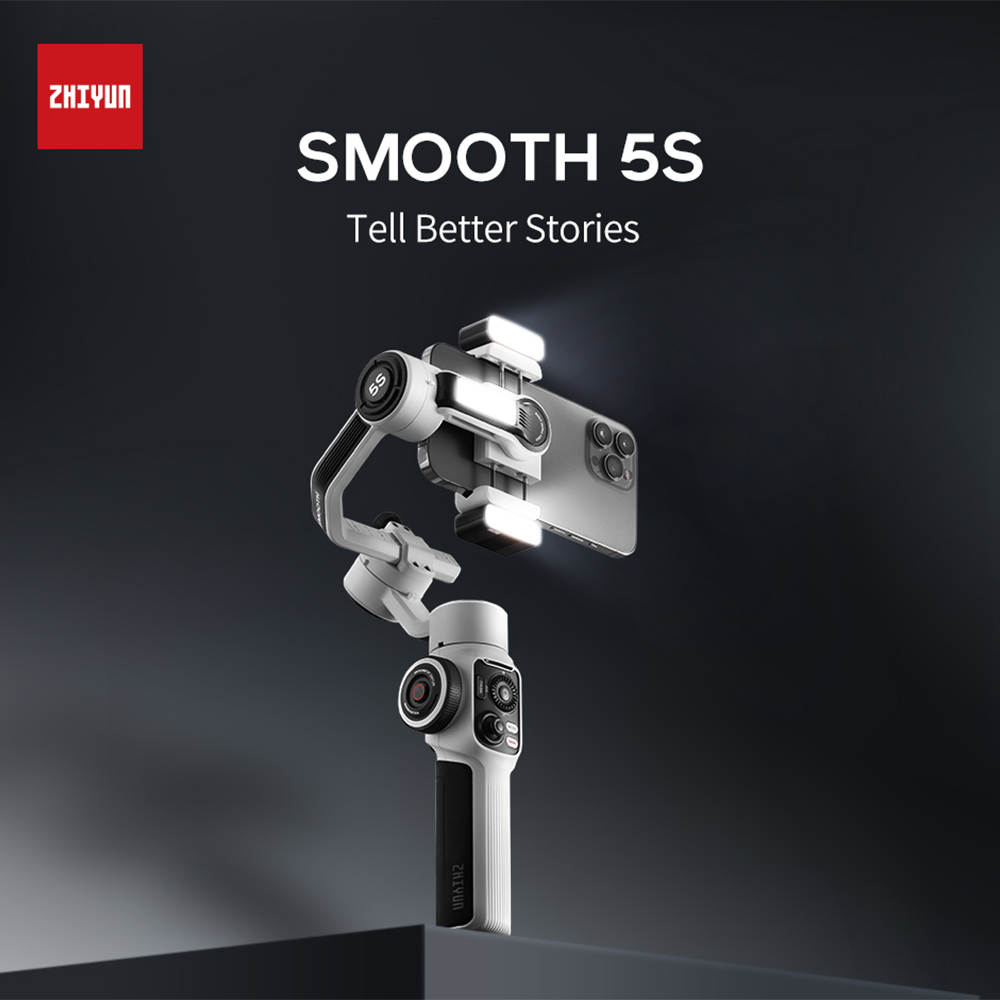 Zhiyun Smooth 5S Combo 3-Axis  - đánh giá và giá Handheld Stabilizer Gimbal