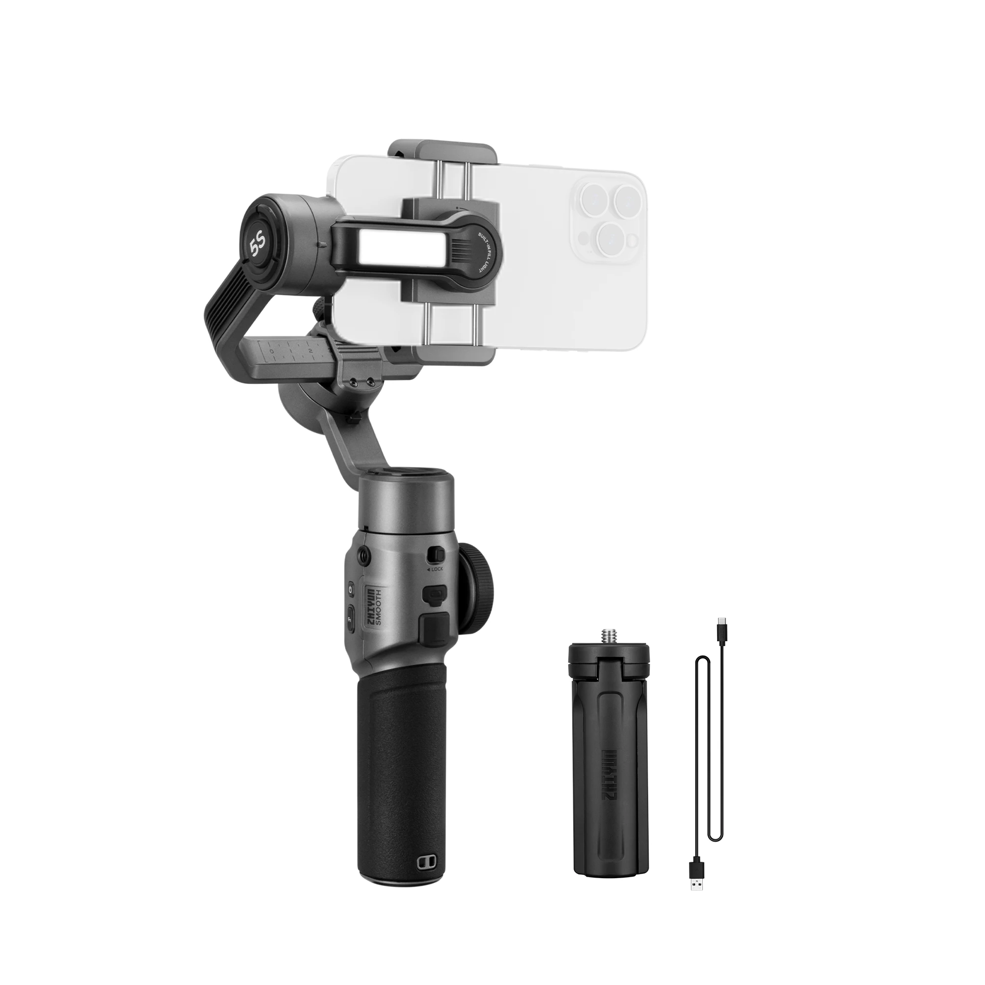 NEW Zhiyun Smooth 5s 3-Axis Ha - đánh giá và giá Handheld Stabilizer Gimbal