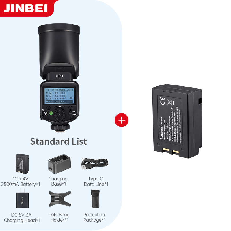 JINBEI HD-1Round-head HSS Spee - đánh giá và giá Photography Kit