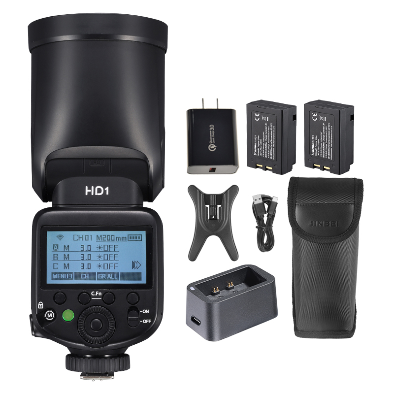JINBEI HD-1Round-head HSS Spee - đánh giá và giá Photography Kit