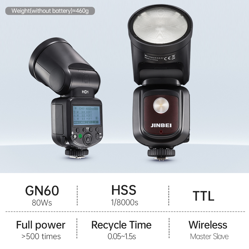 JINBEI HD-1Round-head HSS Spee - đánh giá và giá Photography Kit