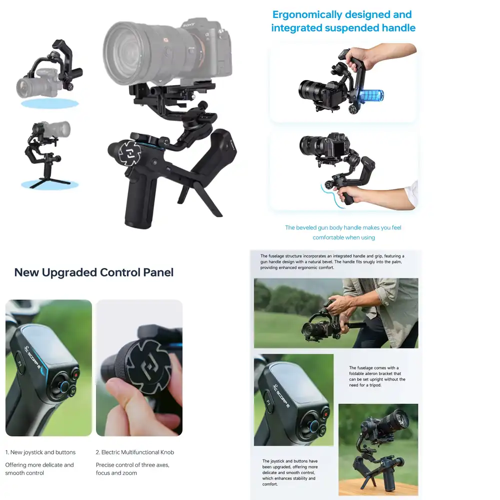 FeiyuTech Feiyu Scorp 2 3-Axis - đánh giá và giá Handheld Stabilizer Gimbal