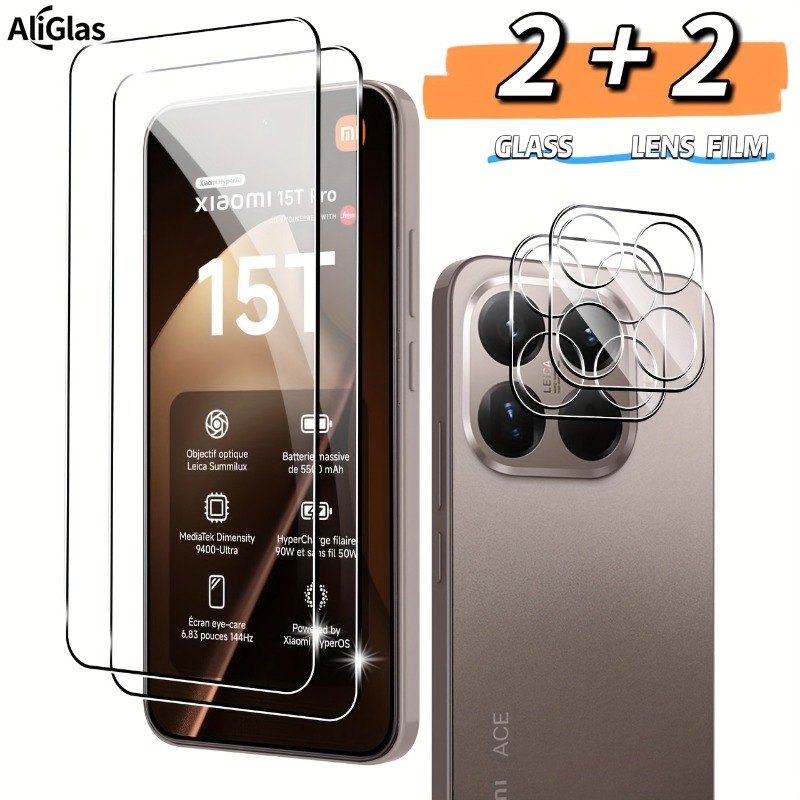 2Pack Transparent Tempered Gla - đánh giá và giá Photography Kit Xiaomi 15T Pro