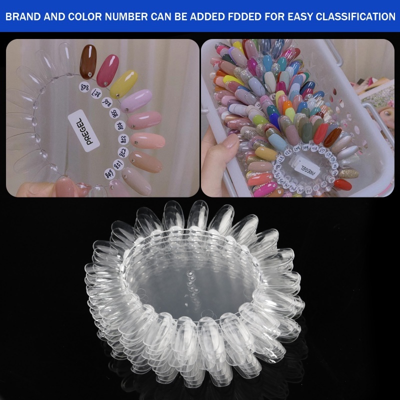 10PCS Oval Nail Color Card Dis - đánh giá và giá Color Checker Card
