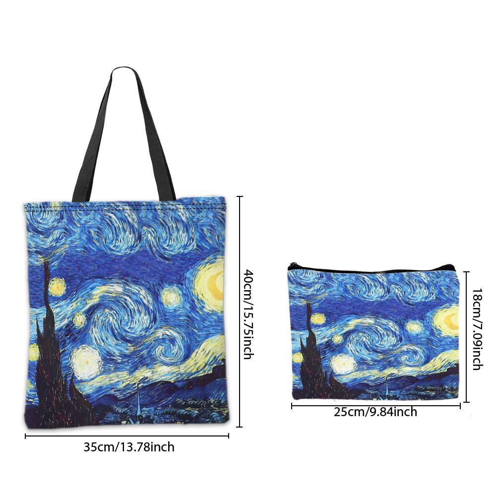 Van Gogh Series Tote Bag Cosme - đánh giá và giá Photography By