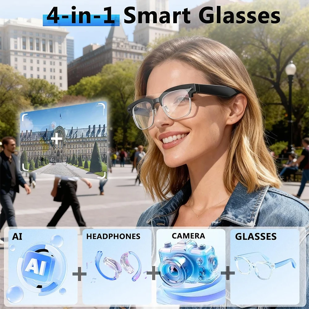 4K Smart AI Glasses 8MP Camera - đánh giá và giá Photography With Ai