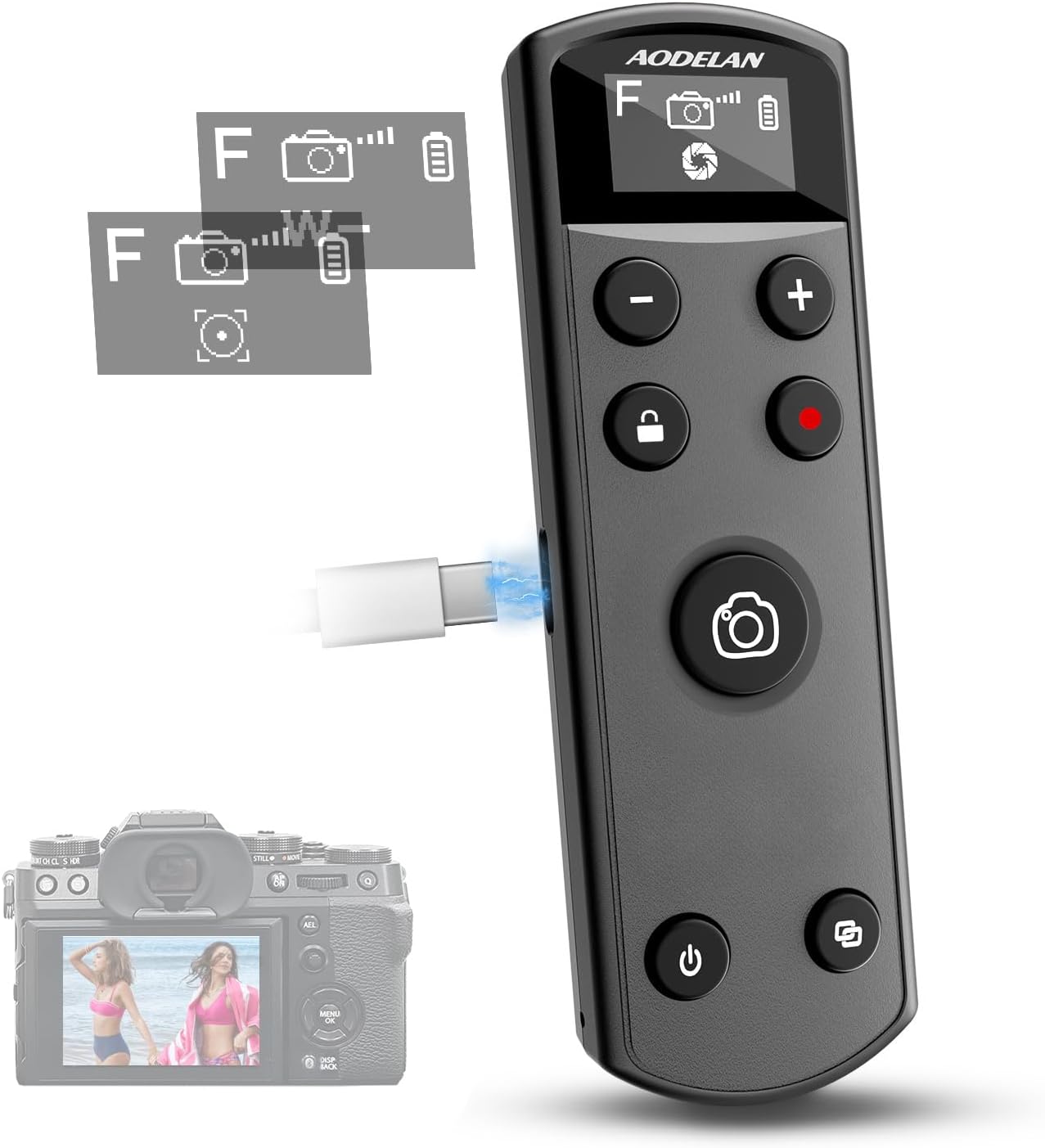 Black USB-C Rechargeable Remot - đánh giá và giá Fujifilm Camera X100Vi