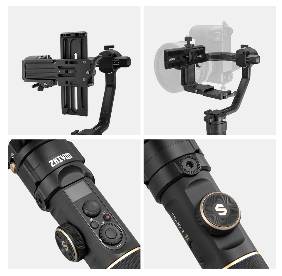 Zhiyun Crane 2S 3-Axis Handhel - đánh giá và giá Handheld Stabilizer Gimbal