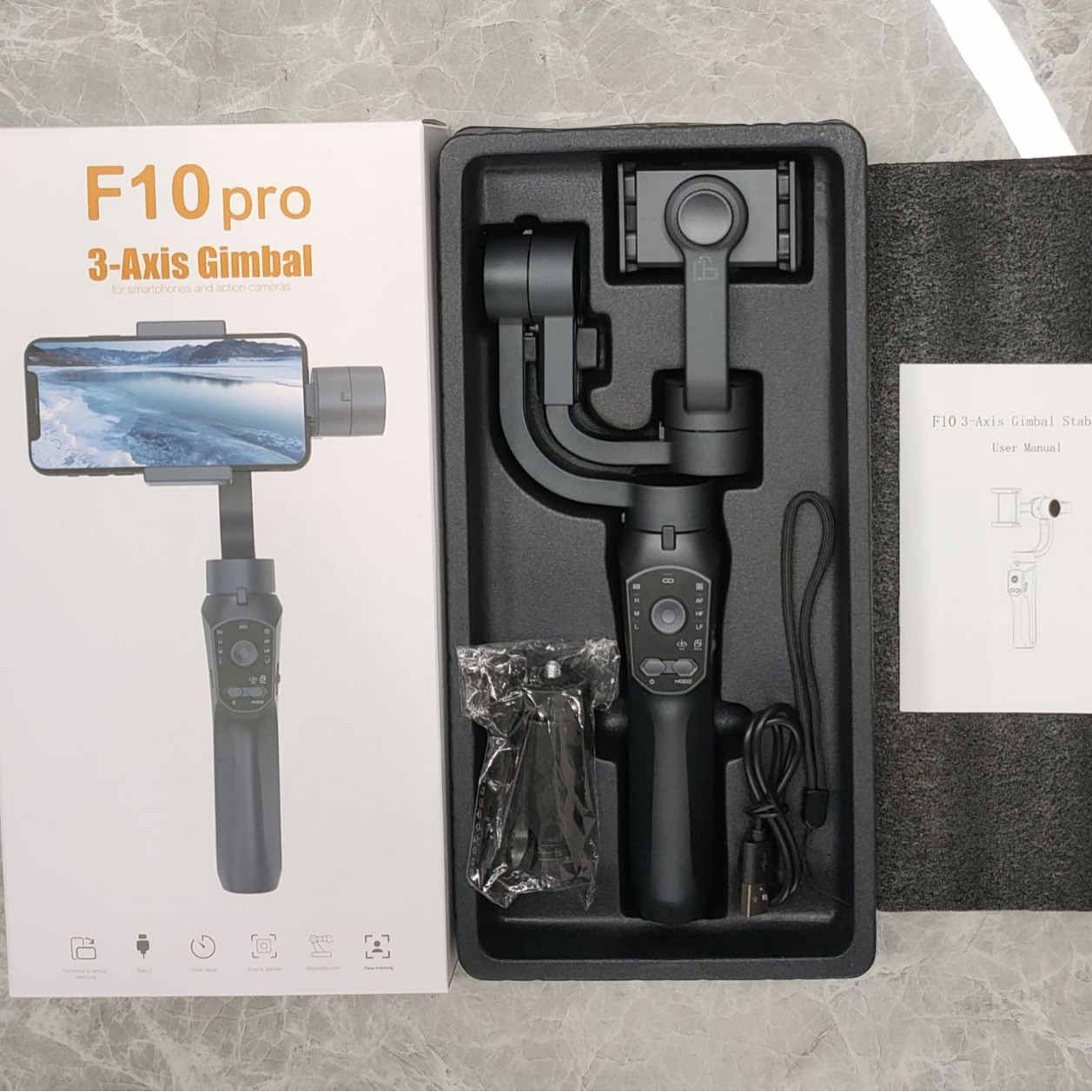 F10 PRO Handheld Mobile Phone  - đánh giá và giá Handheld Stabilizer Gimbal