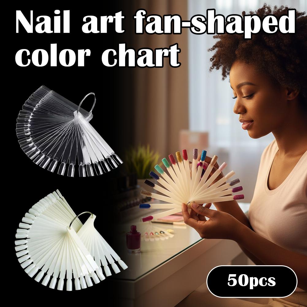 50 Tips Clear Nail Swatches Co - đánh giá và giá Color Checker Card
