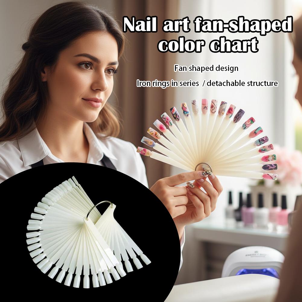 50 Tips Clear Nail Swatches Co - đánh giá và giá Color Checker Card