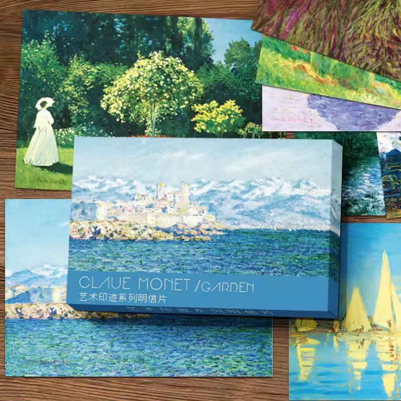 30 Sheets/Set Claude Monet Oil - đánh giá và giá Photography Course