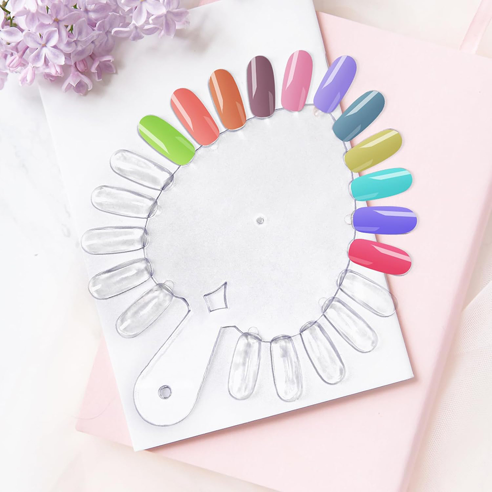 10Pcs Heart-shaped Nails Color - đánh giá và giá Color Checker Card