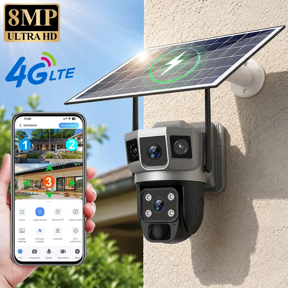 V380 4K 3 Screens 4G Camera So - đánh giá và giá Photography With Ai