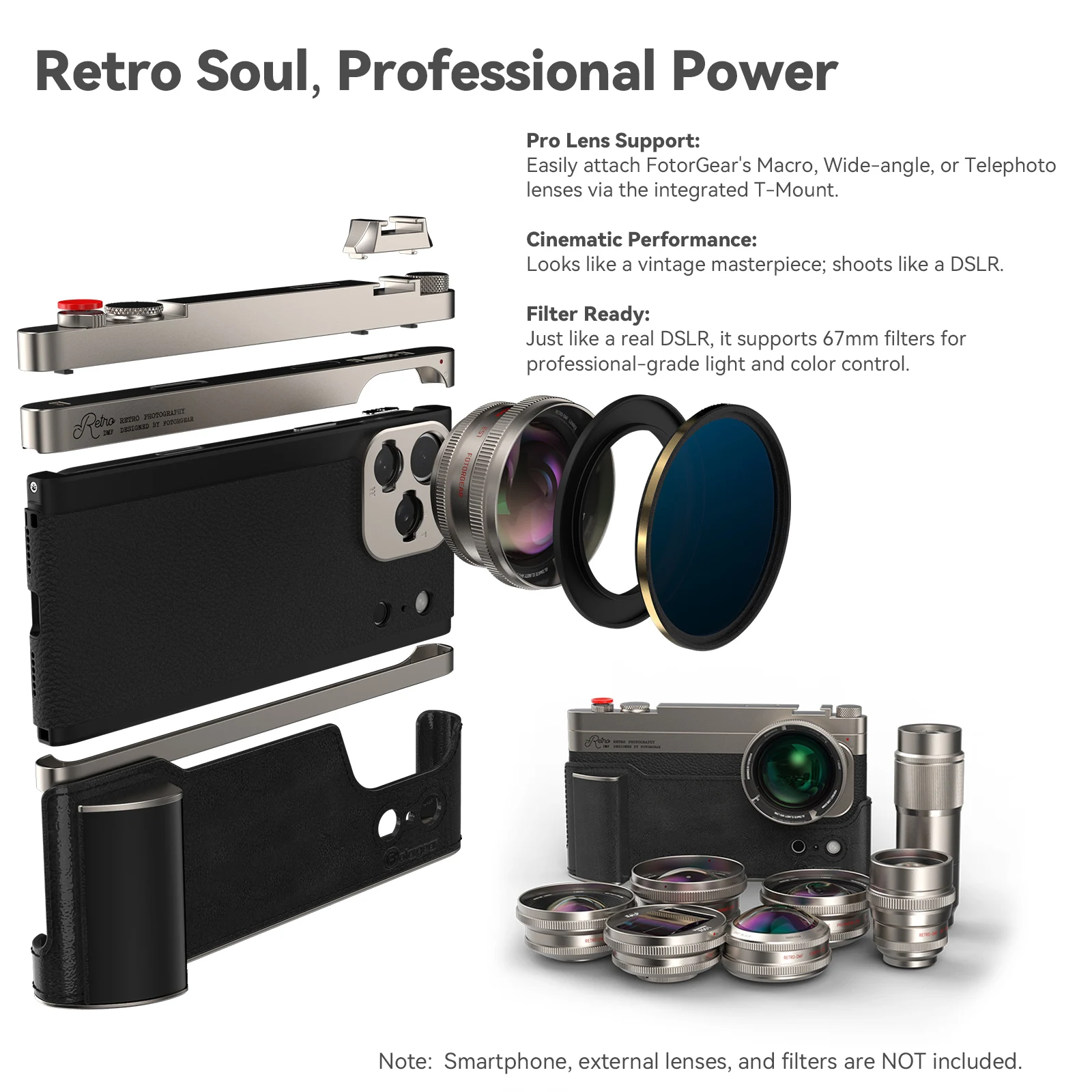 Fotorgear Retro Mobile Phone C - đánh giá và giá Photography Kit Pro