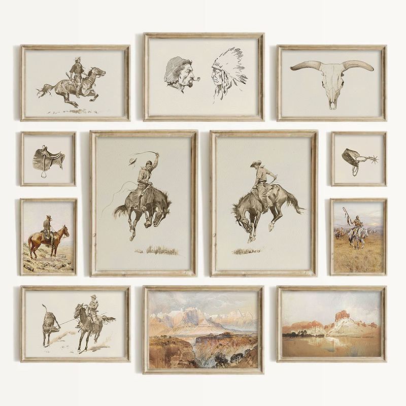 Southwestern Style Cowboy Wall - đánh giá và giá Photography Kit