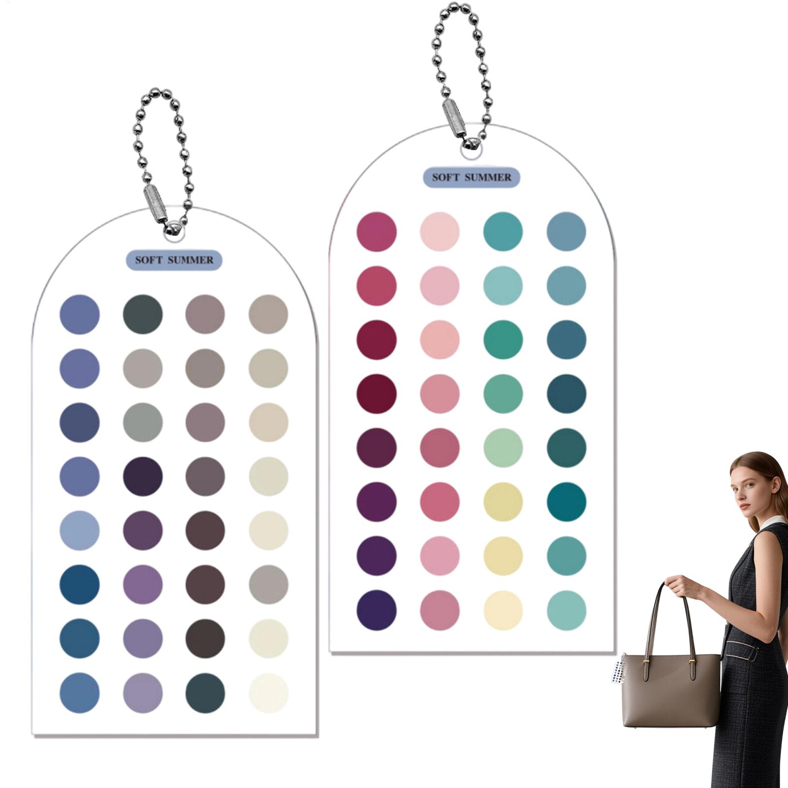 2Pcs Soft Summer Color Cards C - đánh giá và giá Color Checker Card