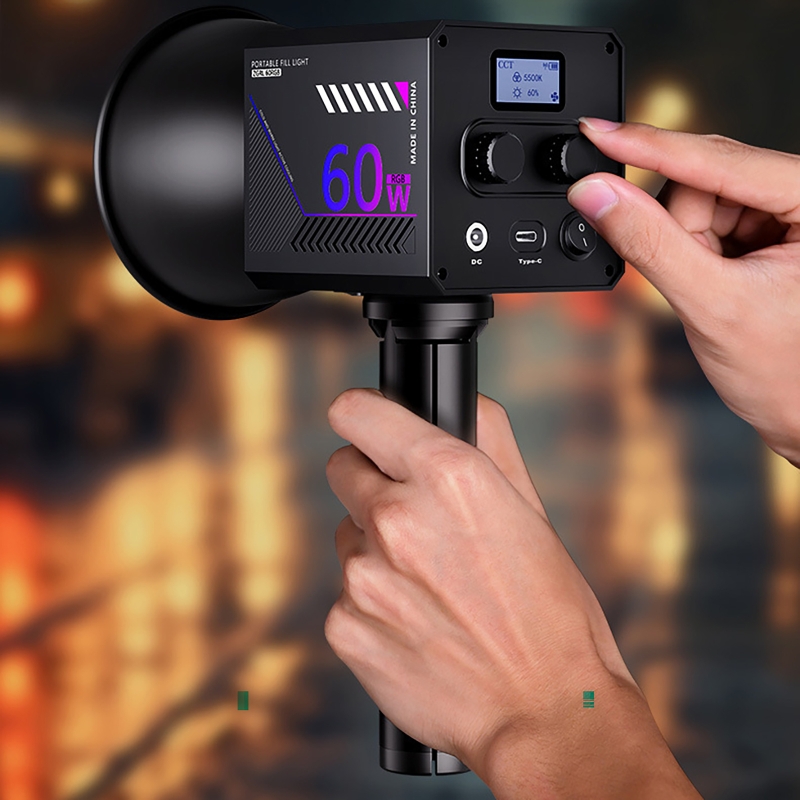 60W RGB Video Light Portable L - đánh giá và giá Photography Kit Pro