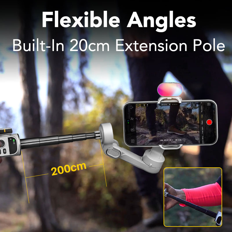 Aochuan Smart X2 Kit White 3 A - đánh giá và giá Handheld Stabilizer Gimbal