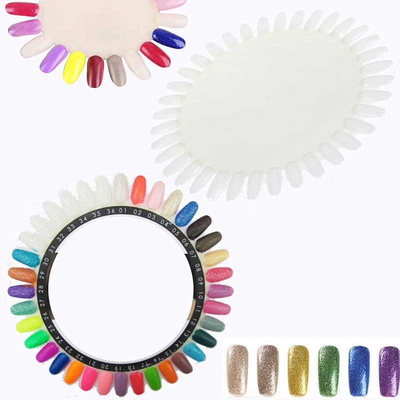 36 Colors Round Nail Polish Ge - đánh giá và giá Color Checker Card