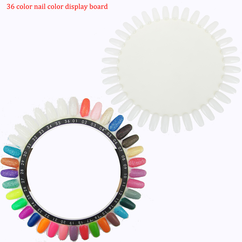 36 Colors Round Nail Polish Ge - đánh giá và giá Color Checker Card