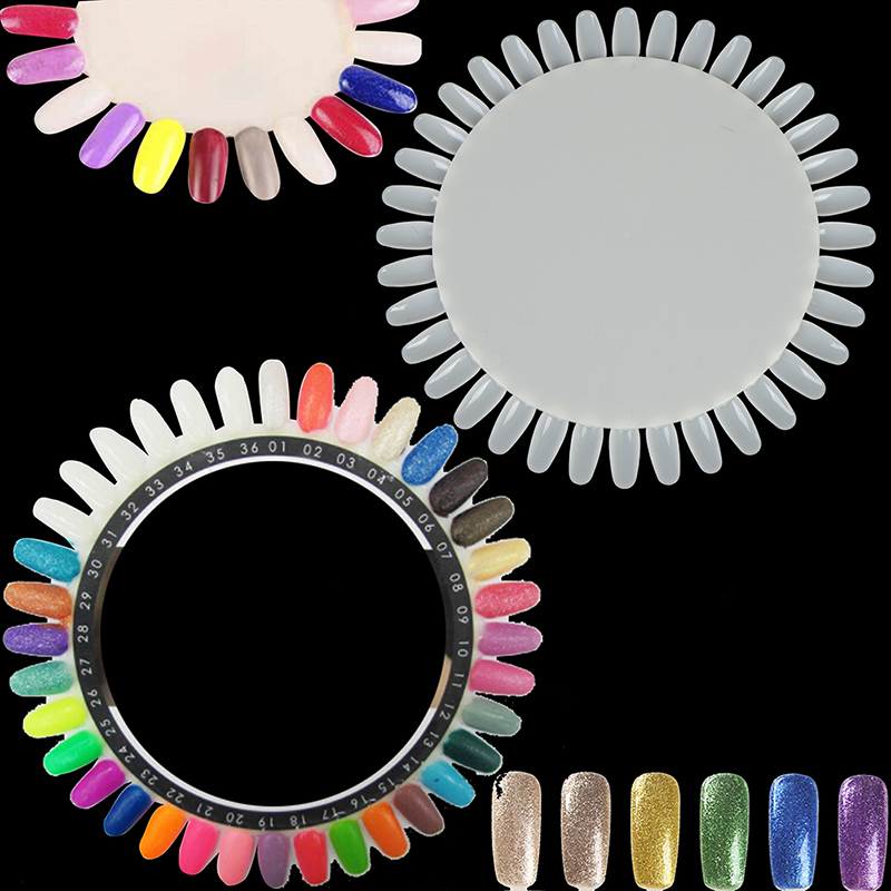 36 Colors Round Nail Polish Ge - đánh giá và giá Color Checker Card