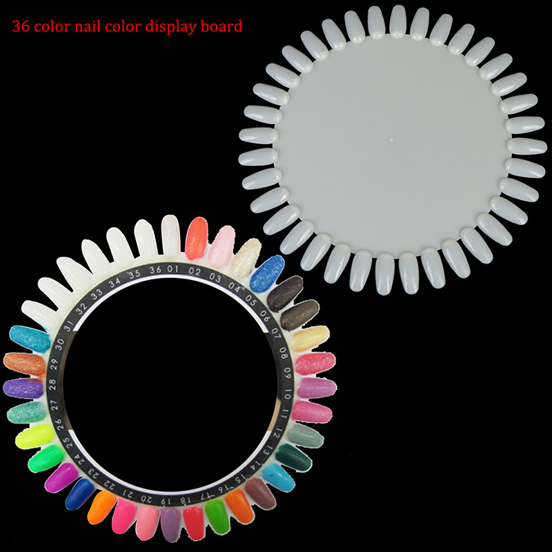 36 Colors Round Nail Polish Ge - đánh giá và giá Color Checker Card