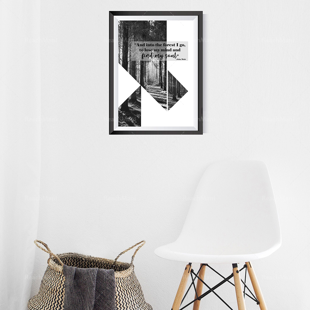 Black and white forest prints/ - đánh giá và giá Photography Quotes Inspirational