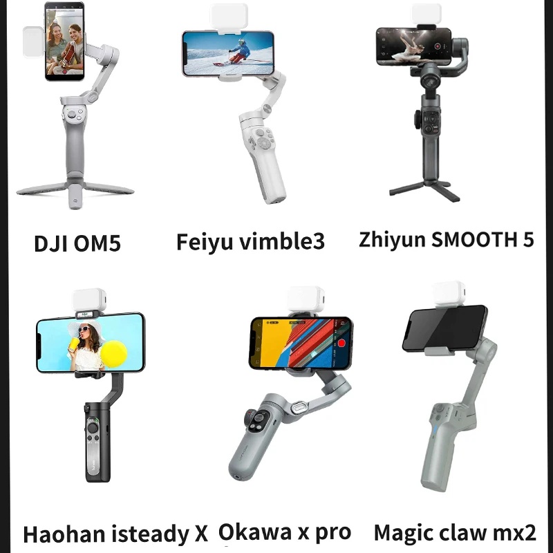 Magnetic LED Fill Light for DJ - đánh giá và giá Handheld Stabilizer Gimbal