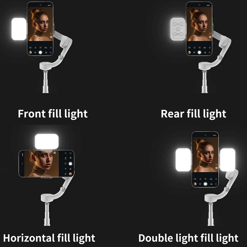 Magnetic LED Fill Light for DJ - đánh giá và giá Handheld Stabilizer Gimbal